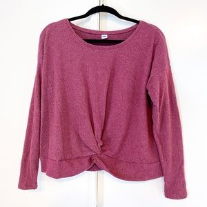 maroon old navy long sleeve tee